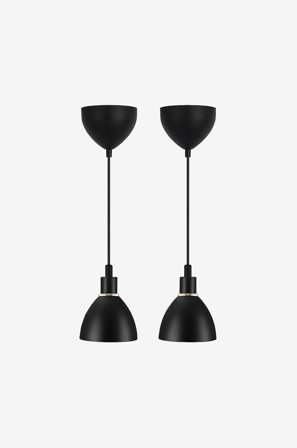 Nordlux - Taklampa Ray 2-Kit - Svart - Takpendlar - Från Homeroom