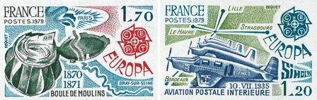 Frankrig 1979 - YT 2046-2047 - Utakket - Postfrisk