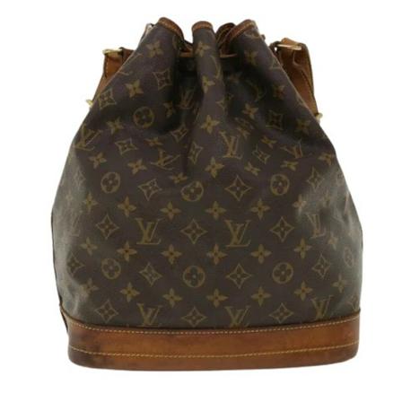 Louis Vuitton Vintage, Pre-owned Noe Monogram Bag Bruin, Dames, Maat:ONE Size,leer