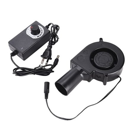 Luftblæser til udendørs madlavning og ventilation, børsteløs DC-blæserkøleventilator med variabel hastighedsregulator, bærbar blæserventilator til 