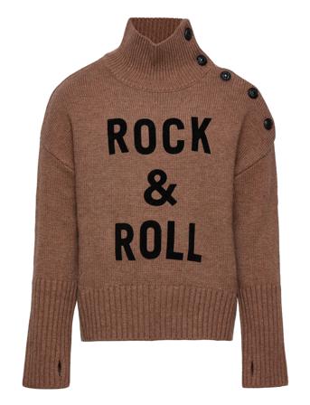 Polo Neck Sweater Or Jumper Pullover Brun Zadig & Voltaire Kids