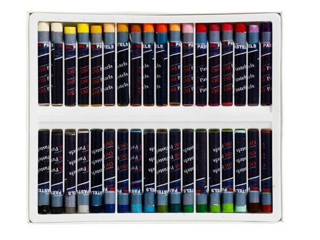 Oljepastellkrita 36 färger - Lyreco - Skola och förskola - Bild och form - Kritor