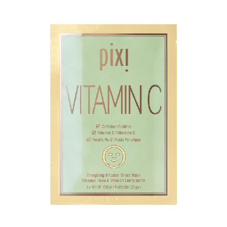 Pixi Vitamin-C Energizing Sheet Mask Ansiktsmask & peeling Dam 3 ST
