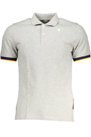 K-way Polo Maniche Corte Uomo Grigio