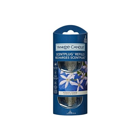 Yankee Candle ScentPlug Midnight Jasmine - Refill 2 x 18.5ml - Profumo per Diffusore