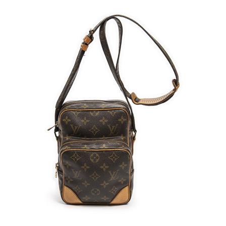 Louis Vuitton Vintage, Pre-owned Bag Bruin, Dames, Maat:ONE Size,Canvas