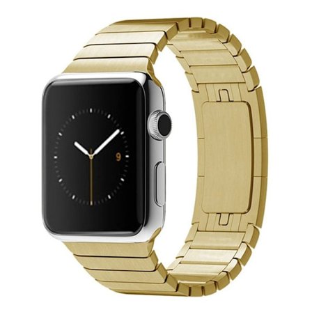 Apple Watch Series 4 44 mm klockarmband i rostfritt stål - Guld