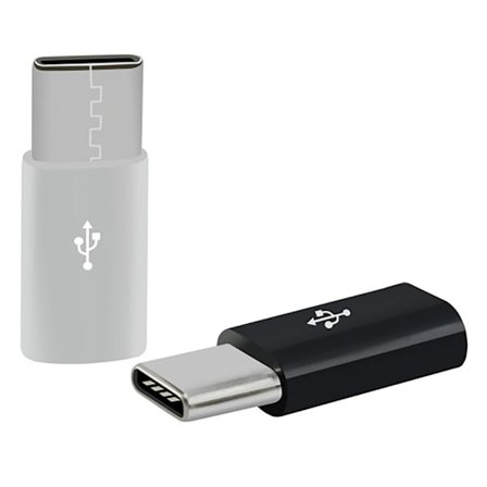 Micro-USB till USB-C Adapter 2in1 Laddning + Dataöverföring