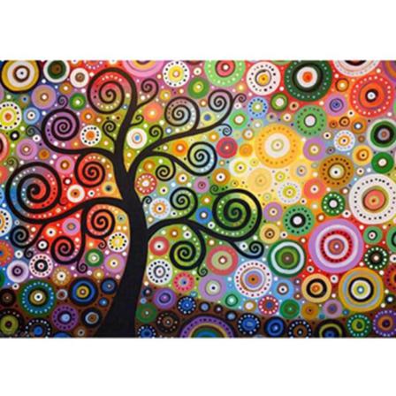 Full 5d Diy Diamond Painting Cross Stitch Tree Broderi Mosaic Rh Som På Bilden 1 25x35cm