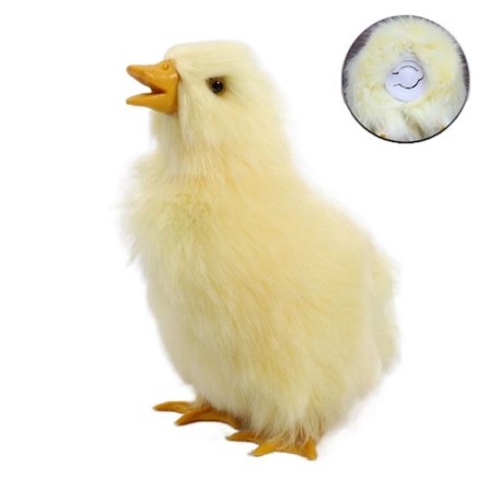 Vocalize Plush Duck Simulation Furry Duckling 3-LYD 3-LYD