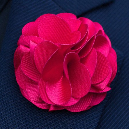 Luxe Magenta Reversbloem voor mannen - Bloemen reversspelden