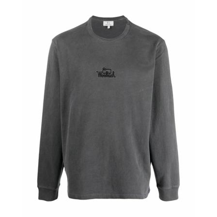 Woolrich Black T-shirt , Zwart , Heren , Maat: S
