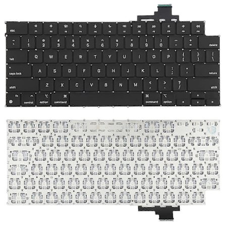 Til Macbook Air M3 13 tommer A3113 / 15 tommer A3114 US Version Tastatur 2025