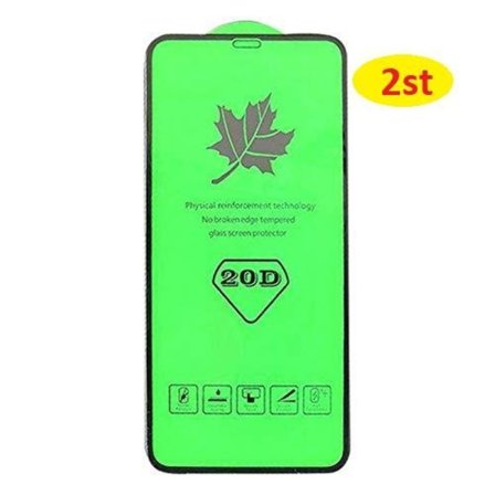 2 st skärmskydd för iphone 11 pro/xs/X