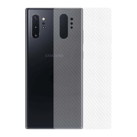 Galaxy Note 10 Kolfiber Vinyl Skin Dekal Skyddsfilm Baksida