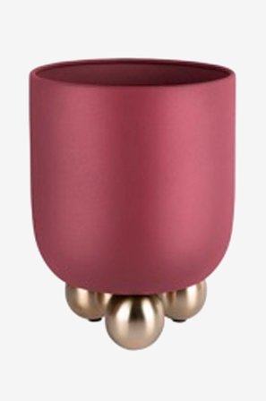 Present Time - Växtkruka Estilo Large - Röd - Krukor & vaser - Från Homeroom