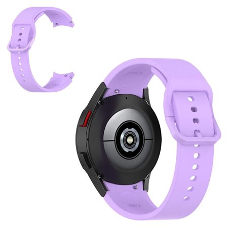 20mm silikoninen kellohihna värisoljella Samsung Watchille - Lila Violetti