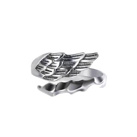 Justerbar mindehøjtidelighed fin sterling sølv åben tommelfinger ring til damer