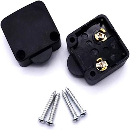 Møbel Dørkontakt Skabskontakt Lyskontakt Automatisk Kontakt til Skabe, Sort