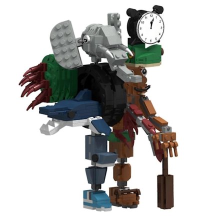 Italiensk Brainrot Tung Tung Tung Sahur Byggeklosser Tralalero Tralala Action Leketøysfigurer _08-lingling}