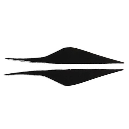 2 stk. Svarte Øyelokkdeksler for Frontlykter til Ford Mondeo MK4 2007-2013 - Holdbare Erstatningsøyelokk