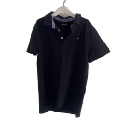 Blå pikétröja Tommy Hilfiger