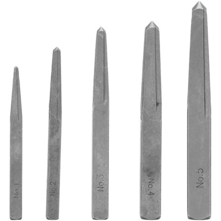 5 stk. skrueudtrækker til ødelagte og beskadigede bolte, nemt udtrækningsværktøj, firkantet type