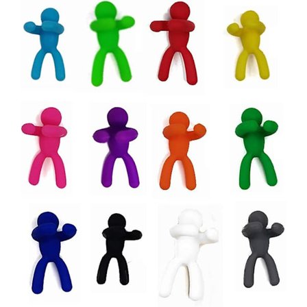 Bn-vinglas Markering 12 Glas Markeringer Vinglas Markering Kreativ Markering Glas Vinglas Markering Farverige Genanvendelige Vinglas Glas Markering 