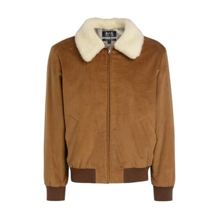 A.p.c. Jas , Beige , Heren , Maat: XL