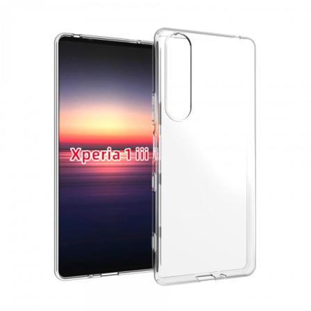 Xperia 1 Iii Stötdämpande Mjukt Skal Simple Transparent