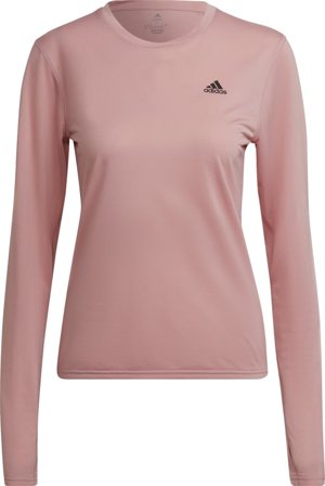 Adidas Women's Run Icons Running LS Tee Women long-sleeved training tops Pink XS