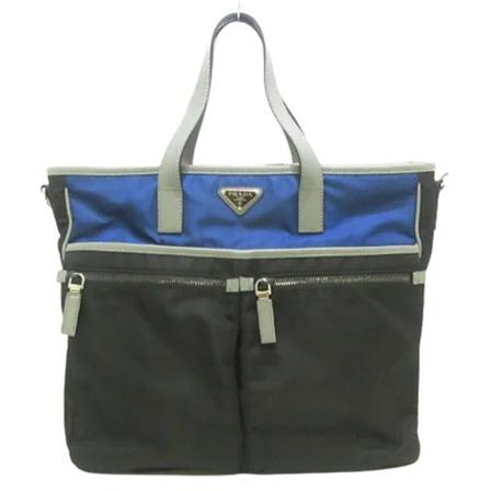 Prada Vintage, Pre-owned Polyester handbags Zwart, Dames, Maat:ONE Size,nylon