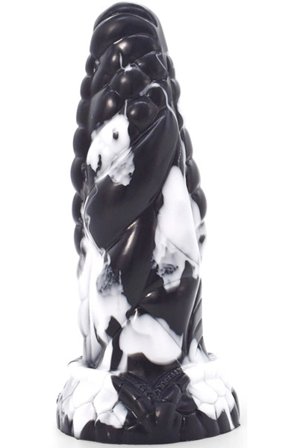 Dildo Pythor Black-White 23 cm Dragon Dildo