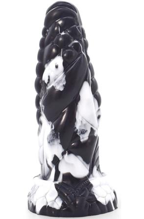Dildo Pythor Black-White 23 cm Dragon dildo - Blushme.se