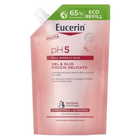 Eucerin Ph5 Gel & Olio Doccia Delicato Refill 400ml