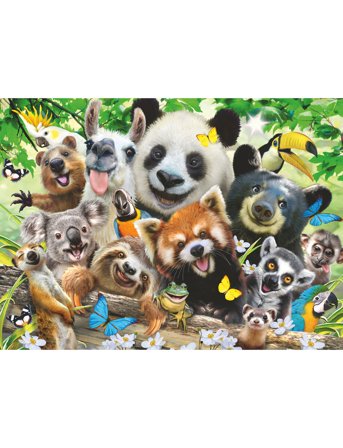 Ravensburger Wildlife Selfie 300P - Multi/patterned - ONE SIZE