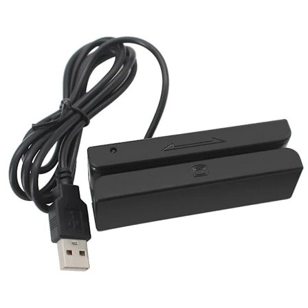 MSR90 USB Magnetstripeleser Kortleser 3 Spor Mini Swiper for USB PC