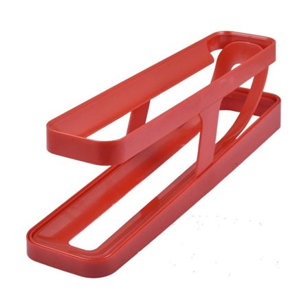 Automatisk Rullande Äggställ Hållare Förvaringslåda Äggkorg Behållare Organiserare Rullande Kyl