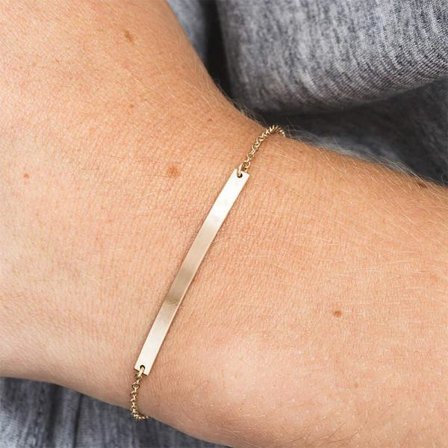 Armband 18K guldpläterad Gåva hjärta