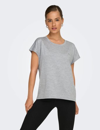 Only Play Onpaub-Core Life On Ss Bat Loose Bat Tee - Grey - XS
