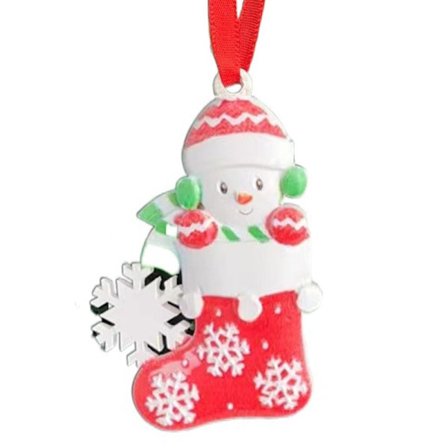 Første julepynt Personlig julepynt RØD