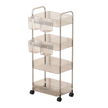 Mobil Klar Flerlagers Förvaringsvagn Rullande Hemmakontorstillbehör