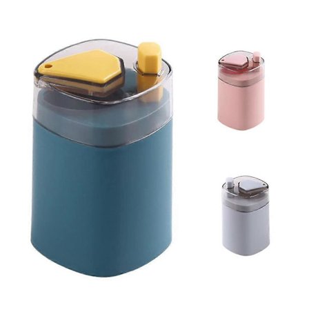 Cocktailpinde, Automatisk tandstikholder Bærbar Pop Up Tandstikholder Opbevaringsboks Blå, 1 stk