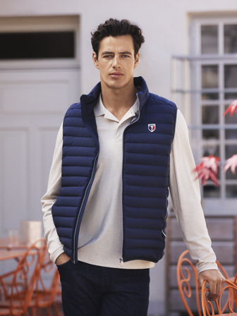 MATCH - Theo dunvest - Jean Paul - Str. XL - Herre - Jakker & Frakker - Blå - 100% polyester - resirkulert