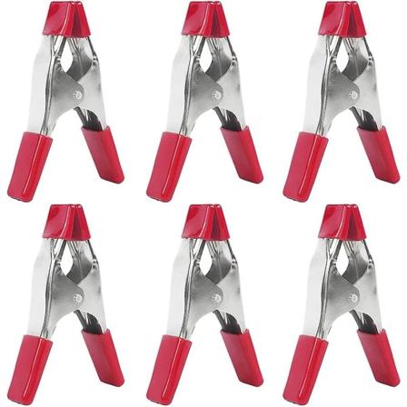 6 kappaletta 4 tuuman metallijousipidikett metalliliimapidikkeit kumipinnoitteella pressulle, retkeilypressulle, puut ille