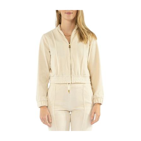 Nikkie Track Jacket , Beige , Dames , Maat: L