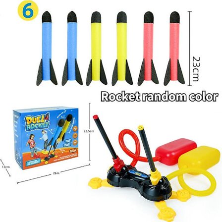 Barn Air Rocket Foot Launcher leksak utomhus Barn set