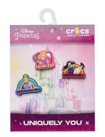 Disney Heroines 3 Pack Patterned Crocs