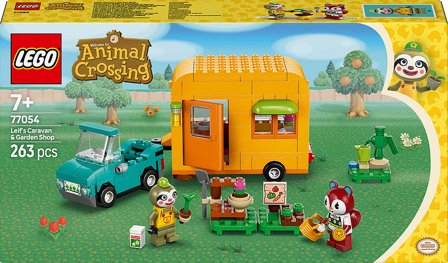 Lego Animal Crossing Leif med Campingvogn og Havebutik 77054, Børn & Forældre, Motorik & Bevægelse, Klodser Og Stabletårne