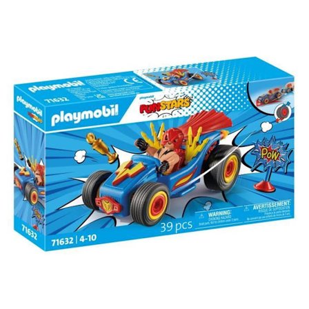 Playmobil 71632 Brottare och Gokart, Funstars, 39 delar, från 4 år